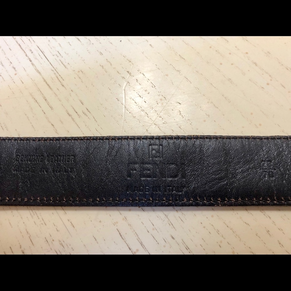 Fendi Authentic Toro Moro belt